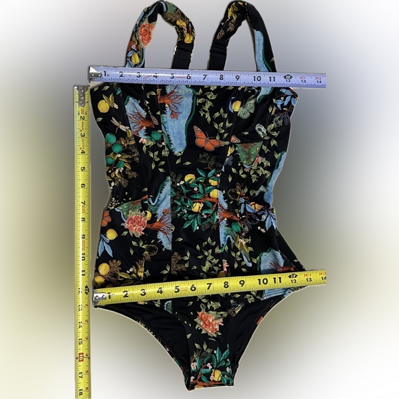 ππ¦RARE HAH Vava Printed One-Piece Bodysuit |Swimsuit | Corset |NWOTβ32-34 B/C - Picture 6 of 9